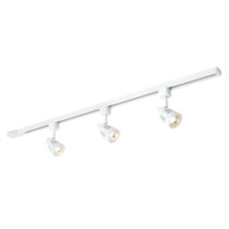 Saxby Bullett 1-Circuit Track Spotlight Kit 1m Gloss White