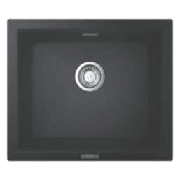 Grohe K700U  1 Bowl Granite Composite Sink Black Non-Handed 533mm x 457mm