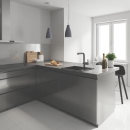 Grohe K700U  1 Bowl Granite Composite Sink Black Non-Handed 533mm x 457mm