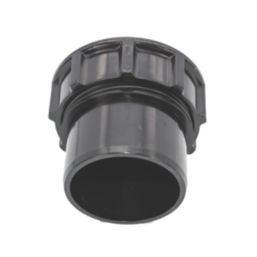 FloPlast Solvent Weld Access Plugs Black 40mm 5 Pack