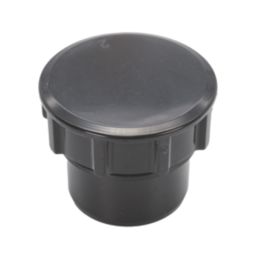 FloPlast Solvent Weld Access Plugs Black 40mm 5 Pack