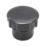 FloPlast Solvent Weld Access Plugs Black 40mm 5 Pack