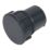 FloPlast Solvent Weld Access Plugs Black 40mm 5 Pack