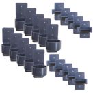 Addgards PTCAD10 Shrink Wrap Holder Graphite Grey 10 Pack