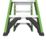 Little Giant Fibreglass 1.72m 6 Step Swingback A Frame Step Ladder