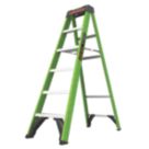 Little Giant Fibreglass 1.72m 6 Step Swingback A Frame Step Ladder