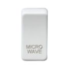 Knightsbridge 'MICROWAVE' Switch Cover Matt White