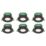 4lite Kana Fixed  Fire Rated LED Downlight  Black 5/7W 640lm-830lm 6 Pack