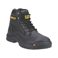 CAT Median   Safety Boots Black Size 8