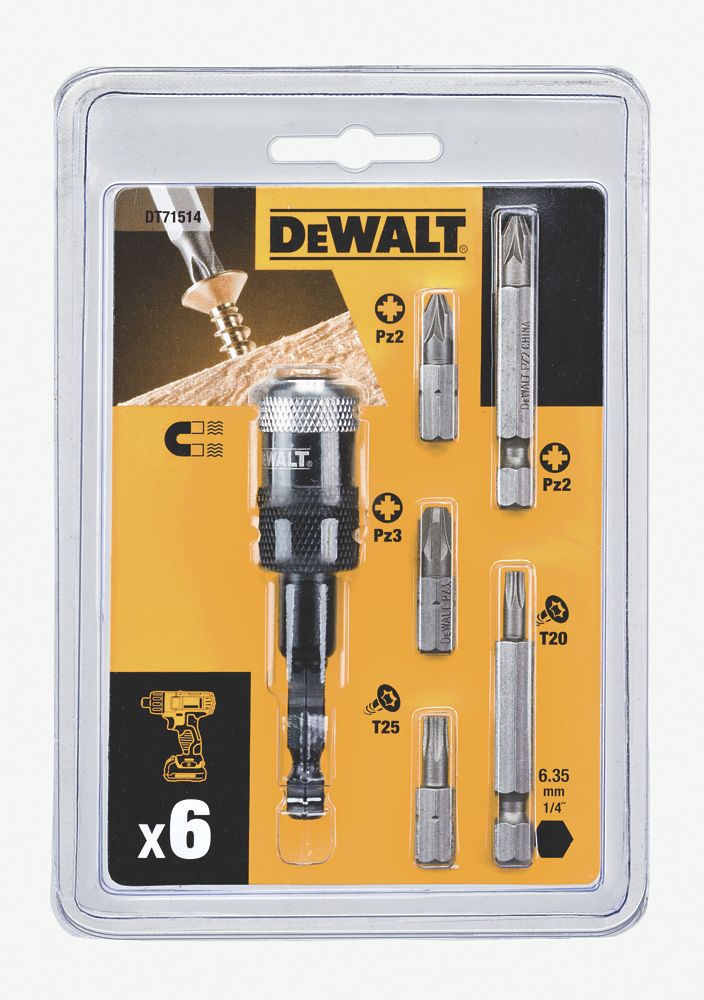 Dewalt drill best sale bit set screwfix