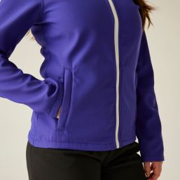 Regatta Ablaze Womens Softshell Jacket VibPrple(Bk) - C95 Size 10
