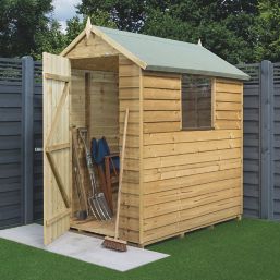 Rowlinson  4' x 6' (Nominal) Apex Overlap Timber Shed