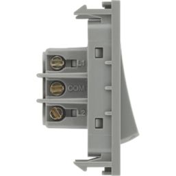 British General  20AX 2-Way Modular Light Switch Grey