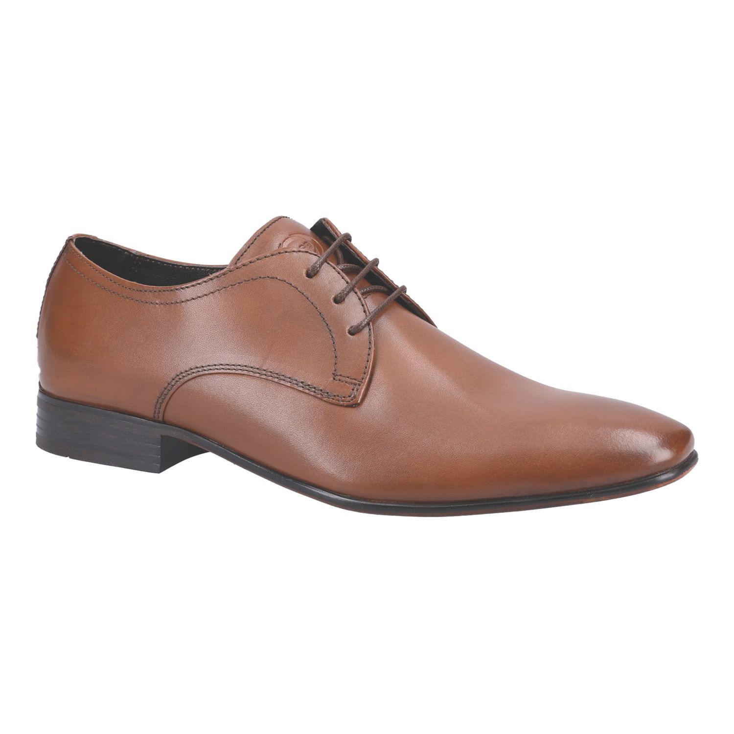 Base London Seymour Lace Up Size 10 Tan Non Safety Shoes (658XW)