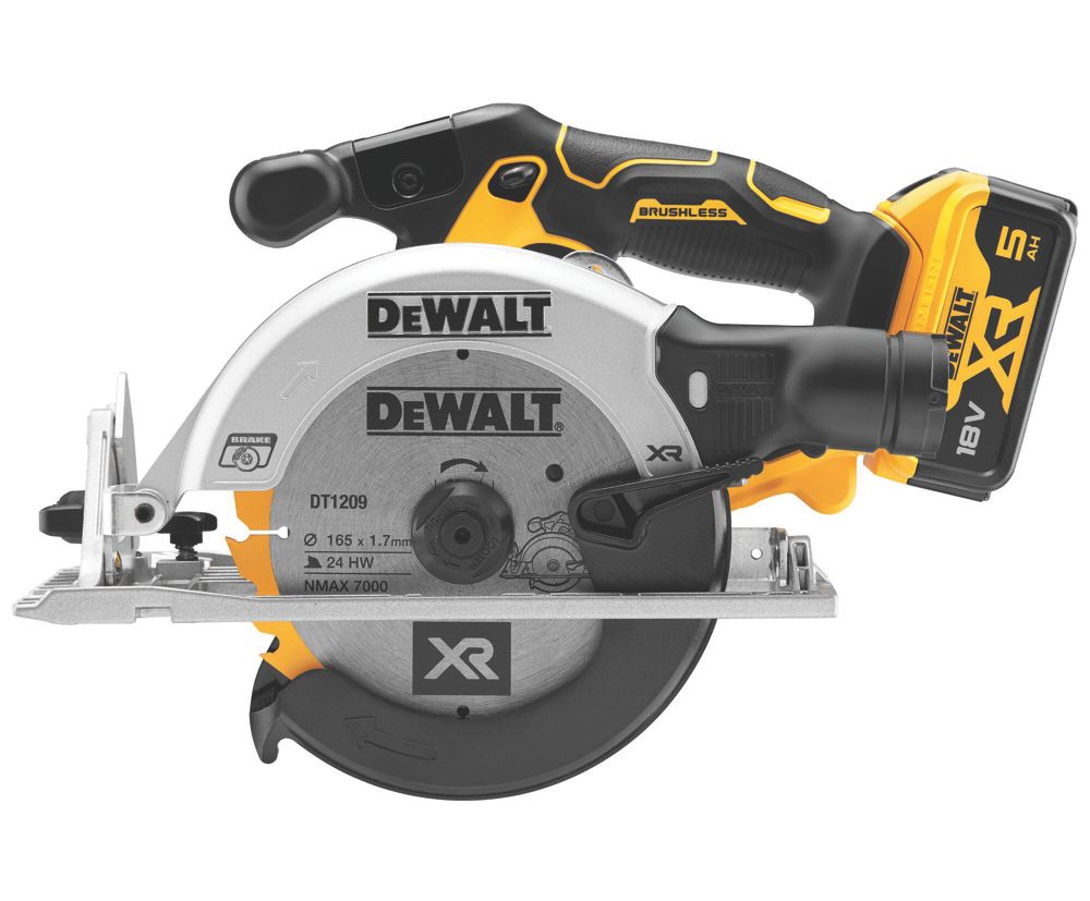 DeWalt DCS565P2 GB 165mm 18V 2 x 5.0Ah Li Ion XR Brushless