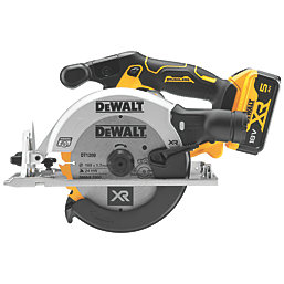 DeWalt DCS565P2-GB 165mm 18V 2 x 5.0Ah Li-Ion XR Brushless Cordless Circular Saw