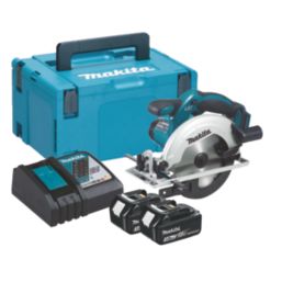 Makita DSS611RFJ 165mm 18V 2 x 3.0Ah Li Ion LXT Cordless Circular