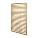 Forest Premium Framed Softwood Rectangular Garden Trellis 4' x 6' 10 Pack