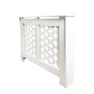 Refurb  Victorian Radiator Cover White 1220mm x 210mm x 918mm