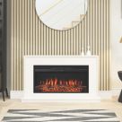Be Modern Salehurst Grande Electric Fire Suite White 1320mm x 250mm x 760mm