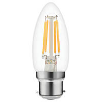 LAP  BC Candle LED Virtual Filament Light Bulb 470lm 3.4W