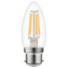 LAP  B22 Candle LED Virtual Filament Light Bulb 470lm 3.4W