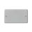 MK Contoura 2-Gang Blanking Plate Grey