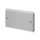 MK Contoura 2-Gang Blanking Plate Grey