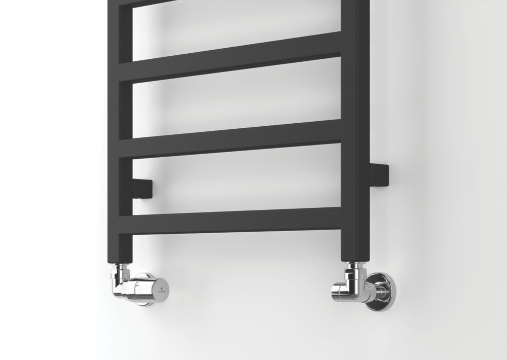 Black heated towel online rail screwfix