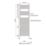Flomasta 1600mm x 500mm 2409BTU Black Flat  Towel Radiator