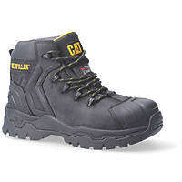 CAT Everett Metal Free  Safety Boots Black Size 10