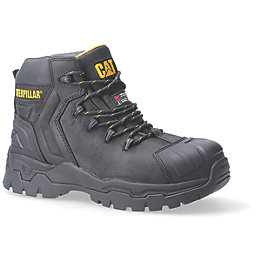 CAT Everett Metal Free  Safety Boots Black Size 10