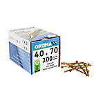 Optimaxx  PZ Countersunk Wood Screws 4 x 70mm 200 Pack