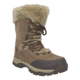 Hi-Tec Mortiz 200 Size 4 Womens Light Brown Waterproof  Non Safety Work Boots