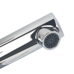 Swirl Bonda Chrome 192mm Deck Mounted Lever 2 Tap Holes Bath Mixer Tap