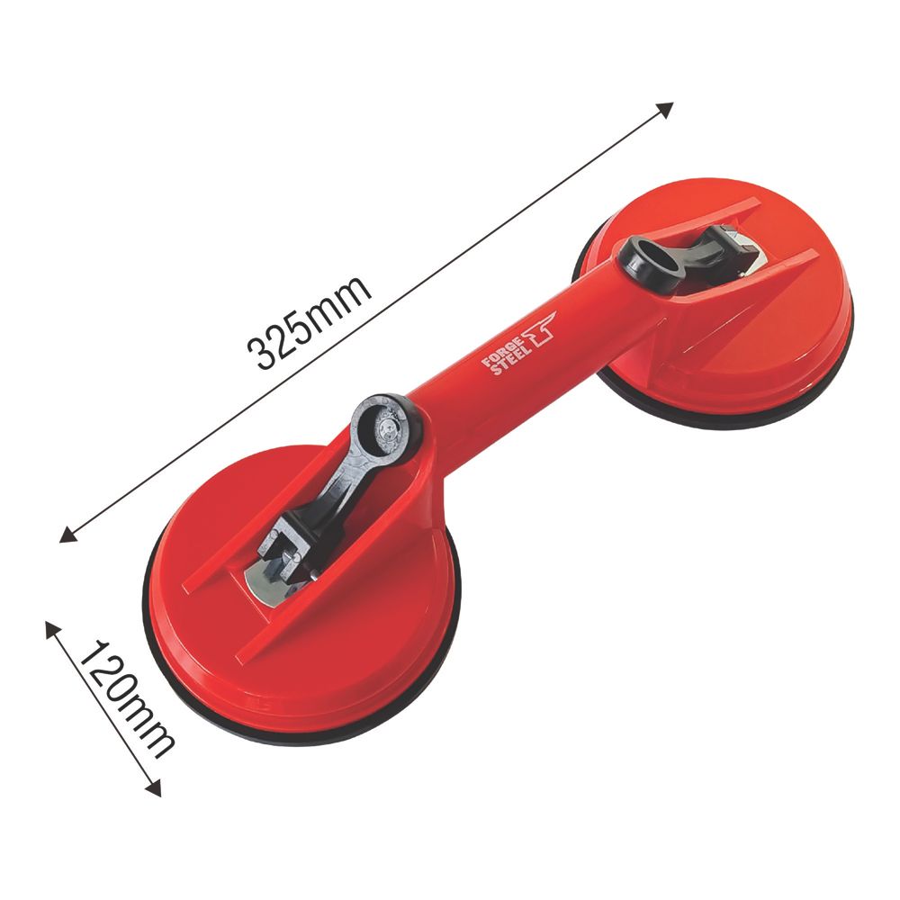 thumbnail image 2 of AB Tools 115mm Aluminium Suction Cup Holder Set (2 Pack) – Glass Lifter & Dent Puller – 50kg Capacity 2 of 6