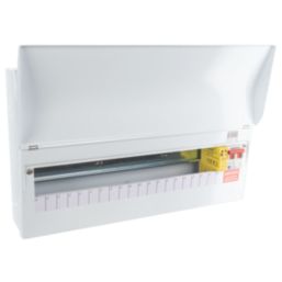 Lewden PRO-R19W-R1S 22-Module 19-Way Part-Populated High Integrity Main Switch Consumer Unit with SPD