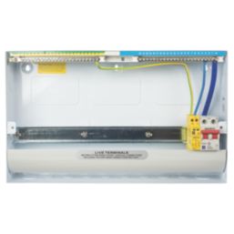 Lewden PRO-R19W-R1S 22-Module 19-Way Part-Populated High Integrity Main Switch Consumer Unit with SPD