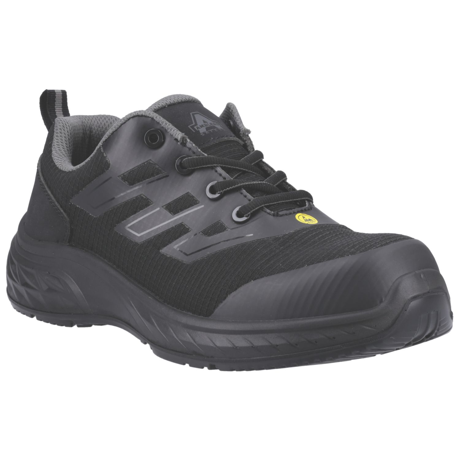 Amblers AS712C Size 8 Black Waterproof Safety Trainers (660AY)