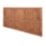 Forest Vertical Board Closeboard  Fence Panels Golden Brown 6' x 3' Pack of 4