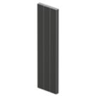 Acova Kolone 1800W Electric Aluminium Vertical Radiator 1805mm x 491mm Anthracite 6142BTU