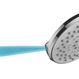 Swirl  Chrome-Plated 701mm Deck Mounted Dual Control Thermostatic Shower Mixer Tap