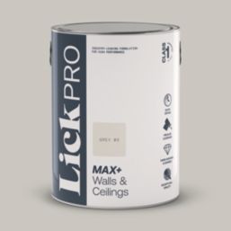 LickPro Max+ 5Ltr Grey 03 Eggshell Emulsion  Paint