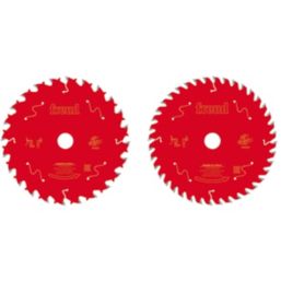 Freud  Wood Circular Saw Blades 165mm x 20mm 24/40T 2 Pieces