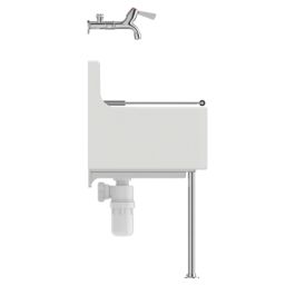 Armitage Shanks Birch Cleaners & Laboratory Sink No Tap Holes 450mm