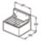 Armitage Shanks Birch Cleaners & Laboratory Sink No Tap Holes 450mm