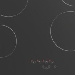 Ceramic Hob Black 590mm