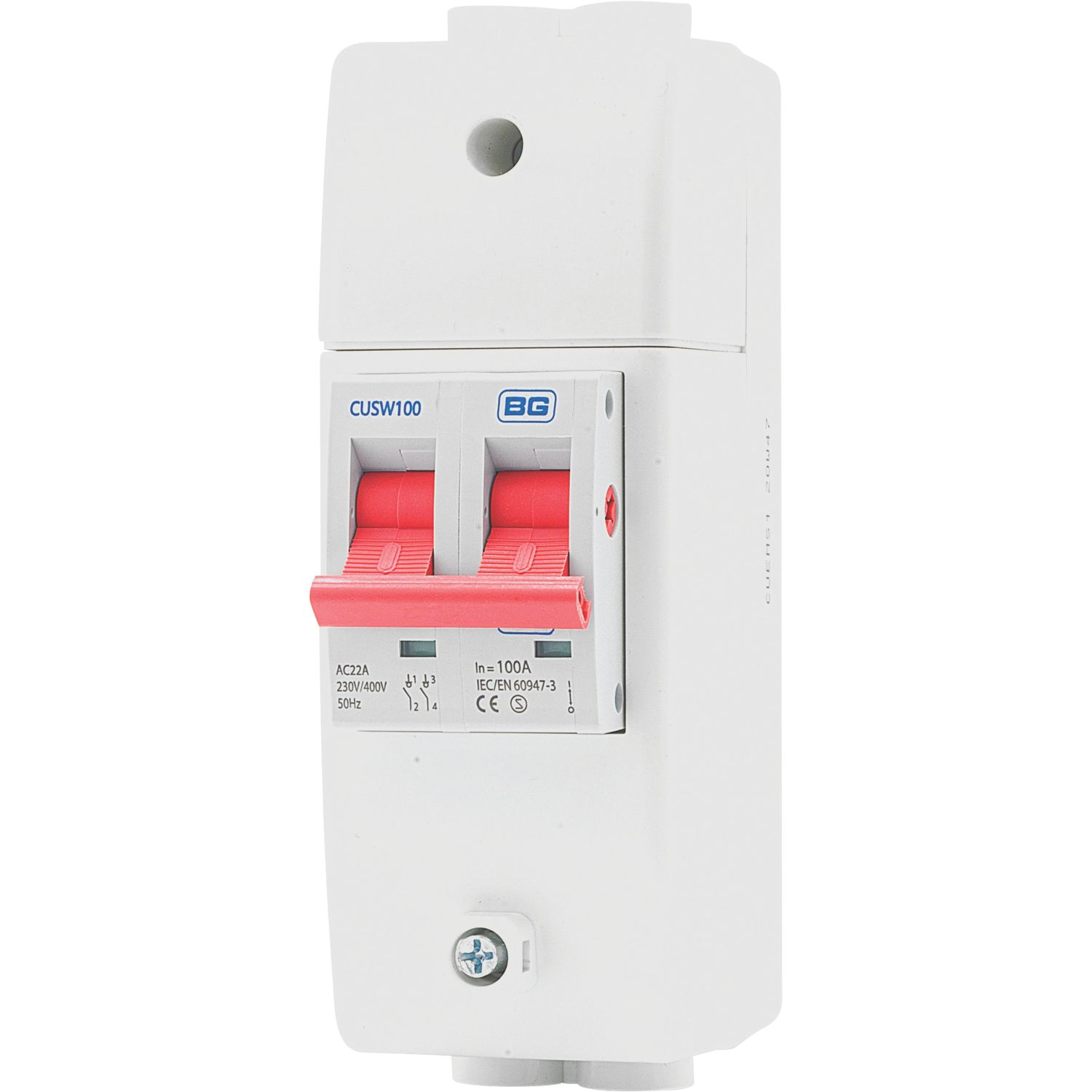 British General Fortress 100A DP Main Switch Isolator Enclosure (660XF)