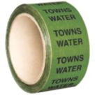 Essentials Towns Water Pipe Marking Tape Green 33m x 50mm