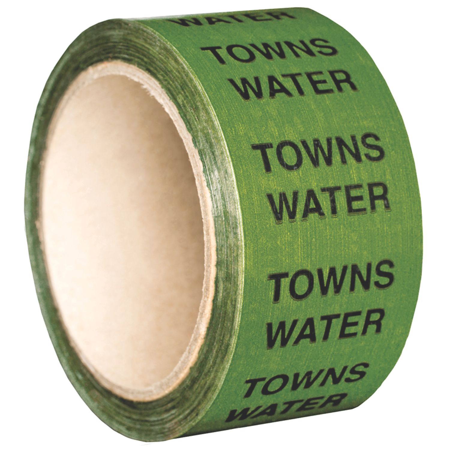 Essentials Towns Water Pipe Marking Tape Green 33m x 50mm (660YU)